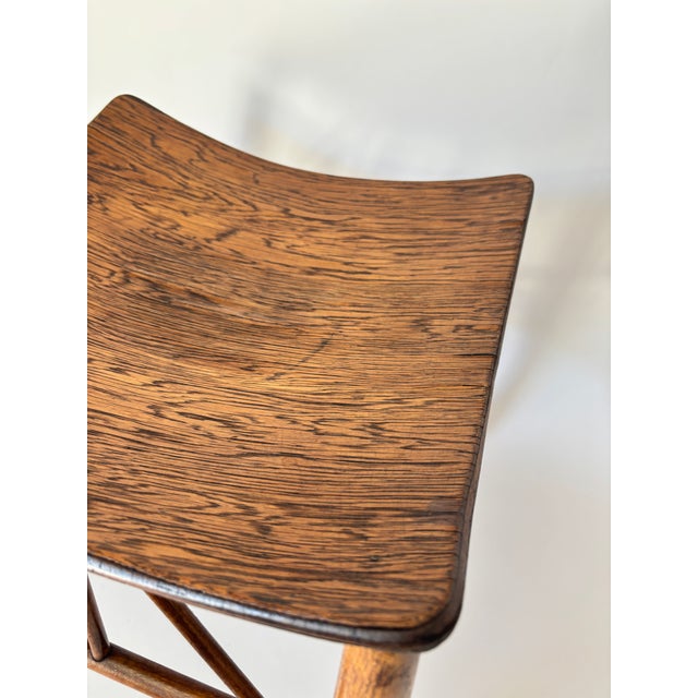 1920s Egyptian Revival Thebes Stool by Liberty of London, Early 20th Century For Sale - Image 5 of 16