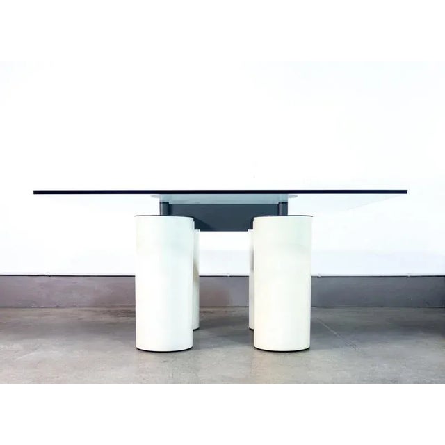 White Serenissimo Dining Table by Lella & Massimo Vignelli for Acerbis For Sale - Image 8 of 18