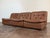 1970s brown leather modular sofa in good vintage condition. Shows some patina in some of the corners of the pieces...