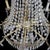Metal French Empire Style Crystal & Gilt Bronze “Crystal Basket” 8-Light Chandelier For Sale - Image 7 of 11