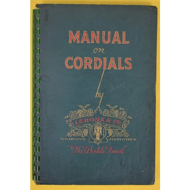 Paper "Manual on Cordials" Book For Sale - Image 7 of 7