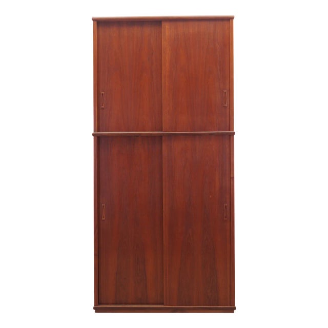 Danish Teak Wardrobe, Denmark, 1970s For Sale