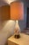 Tall Mid Century Modern White Ceramic Table Lamp With Flame Design Circa 1960s For Sale In Phoenix - Image 6 of 9