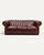 Animal Skin Chesterfield Sofa in Leather For Sale - Image 7 of 7
