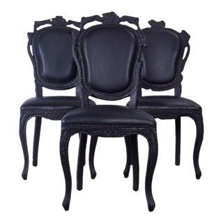 Moooi Smoke Chairs by Maarten Baas, Set of 3 For Sale