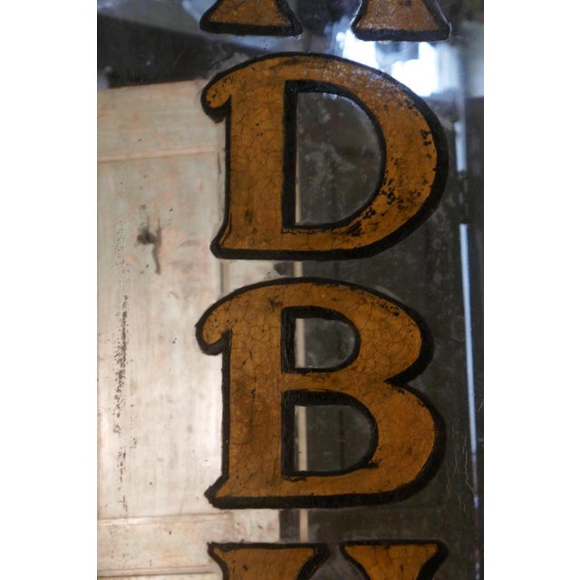 1900 - 1909 Long Cadbury Bournville Shop Advertising Wall Mirror, 1900s For Sale - Image 5 of 8