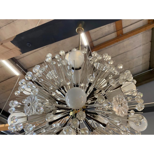 Mid-Century Sputnik Snowball Chandelier by Emil Stejnar for Rupert Nikoll, 1950s For Sale - Image 9 of 16