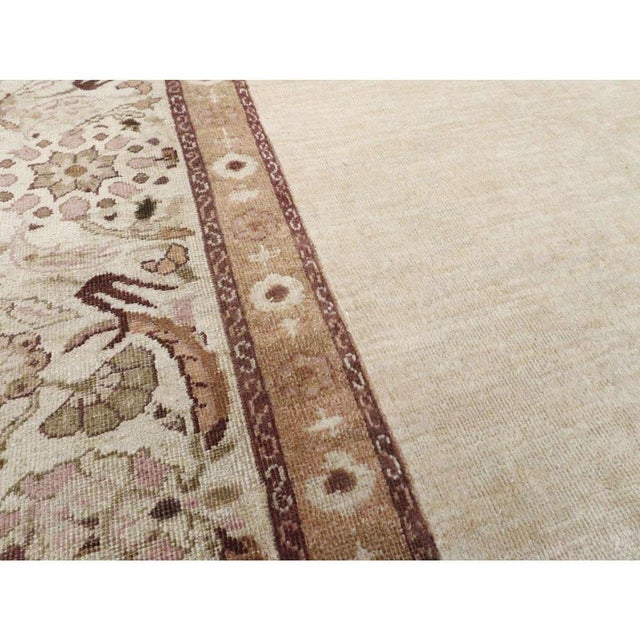 Galerie Shabab Collection Early 20th Century Handmade Indian Agra Small Room Size Carpet For Sale In New York - Image 6 of 10