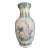 Late 20th Century Vintage Porcelain Chinoiserie Vase With Parakeets and Cherry Blossoms For Sale