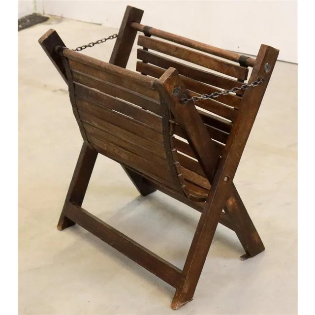 Brown Brutalist Glauchau Magazine Rack For Sale - Image 8 of 12