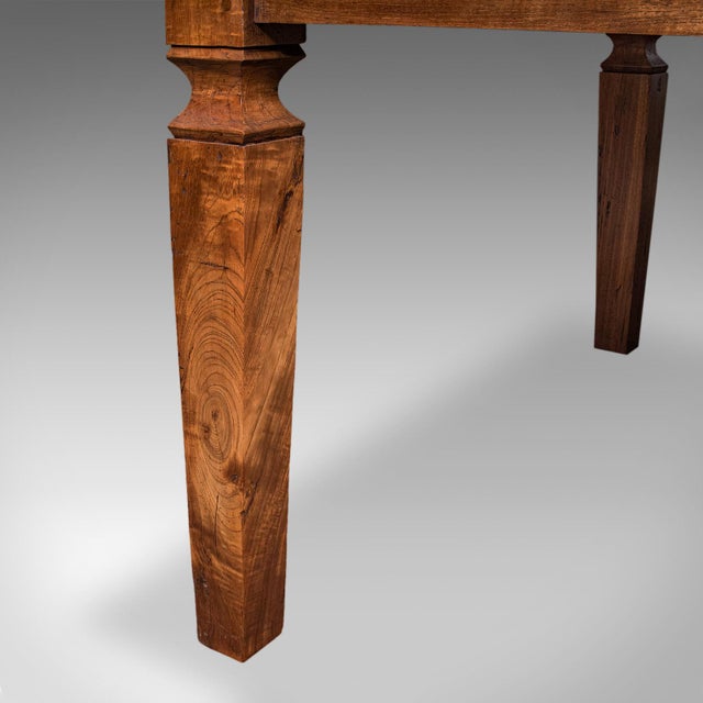 Antique Four Seater Dining Table, English Walnut, Kitchen Diner, Edwardian, 1910 For Sale - Image 12 of 12