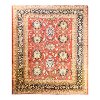 Antique Persian Sultanabad Carpet, Hand-Knotted Wool, Iran, 1880 For Sale