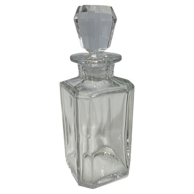 Crystal Whiskey Decanter attributed to Val Saint-Lambert For Sale - Image 6 of 6