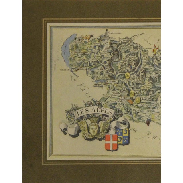 Date: c. 1960s Size: 10.5 x 7.5 inches About the Poster : This map is part of a series of mini-maps showcasing different...