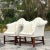 Late 20th Century Vintage Traditional Camel Back Tufted Leather Arm Chairs - a Pair For Sale - Image 5 of 8