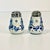 Rustic European 1940s Vintage Delft Rustic European Salt & Pepper Shakers - A Pair For Sale - Image 3 of 9