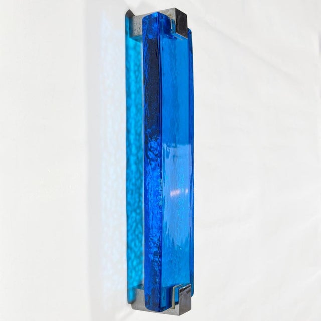 Scandinavian Glass Door Handle from Lindshammar Glassworks, Sweden, 1960s For Sale - Image 4 of 12