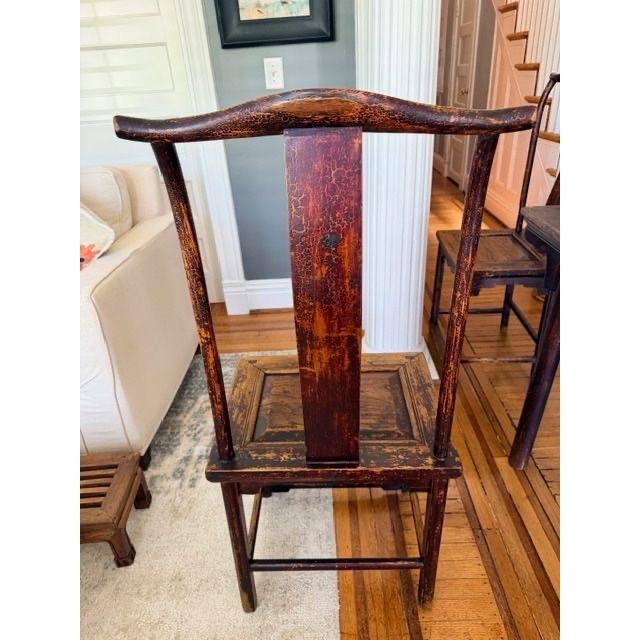 Antique Mahjong Table and Chair Set For Sale - Image 4 of 16