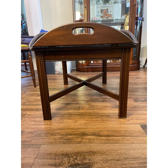 Vintage Ethan Allen Butler's Tray Coffee Table Chairish