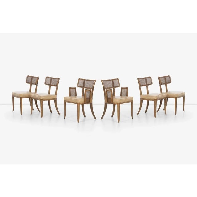 Edward Wormley for Dunbar Curved-Back Dining Chairs - Set of 6 For Sale - Image 4 of 13