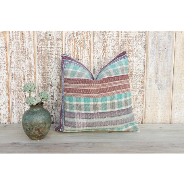 Shai Vintage Square Boho Kantha Pillows For Sale - Image 10 of 11