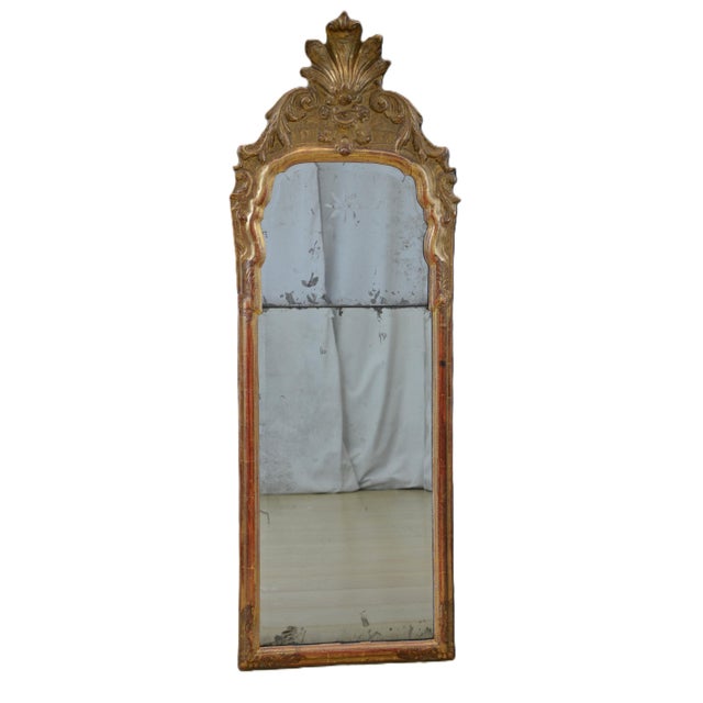 Gesso and Giltwood Pier Mirror, 1740 For Sale - Image 13 of 13