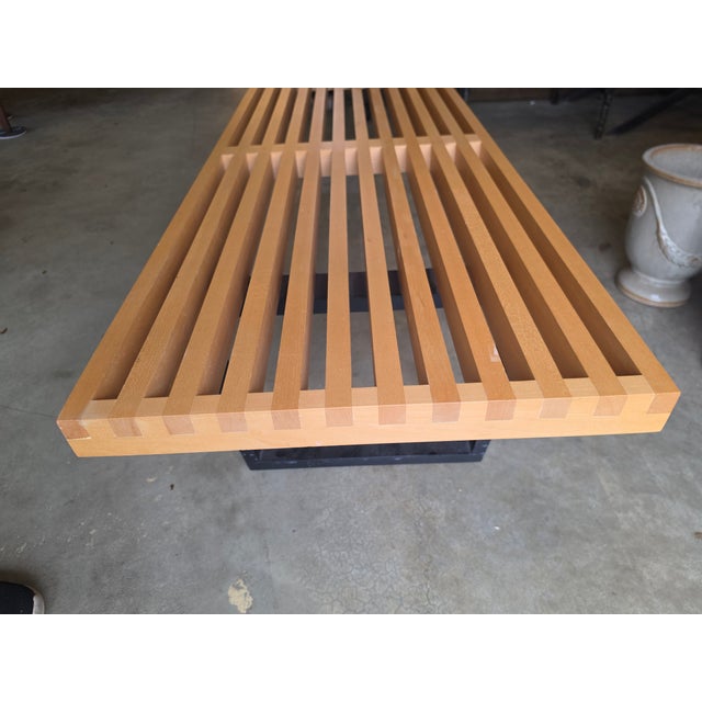 George Nelson for Herman Miller Slat Bench For Sale - Image 13 of 16