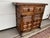 Spanish chest of drawers, made of solid walnut wood, 1940s It has two doors decorated with beautiful balusters and two...