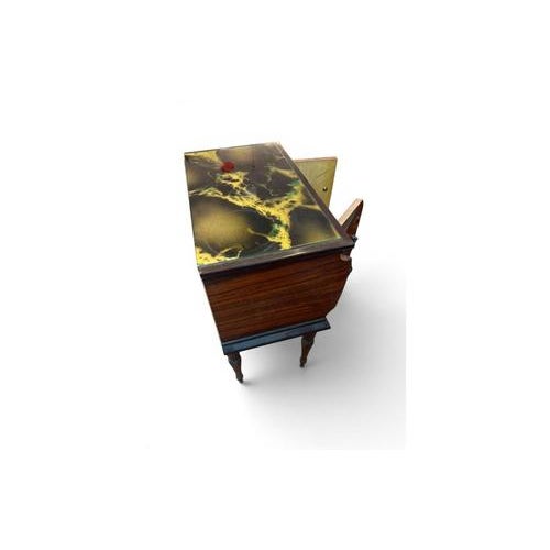 Art Deco Chest of Drawers with Mirror and Nightstands, Italy, 1930s, Set of 3 For Sale - Image 11 of 18