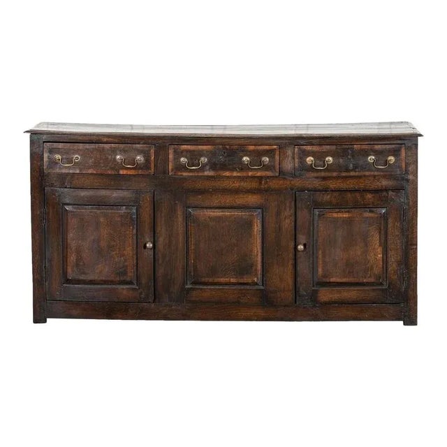 Georgian English Oak Dresser Base, 1800s For Sale - Image 16 of 16