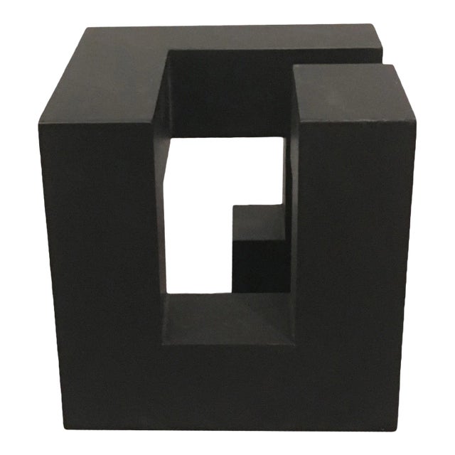 Black Sculpture by Spanish Artist Josecho Lòpez-Llorens For Sale