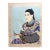 Japanese Woodblock Print Le Mandarin Aux Lunettes by Paul Jacoulet For Sale