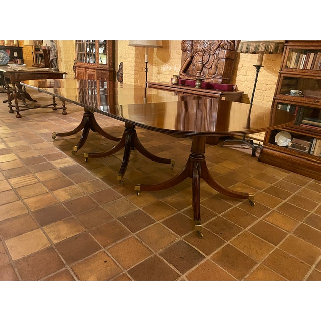 English Mahogany Dining Table, 1890s For Sale - Image 14 of 15