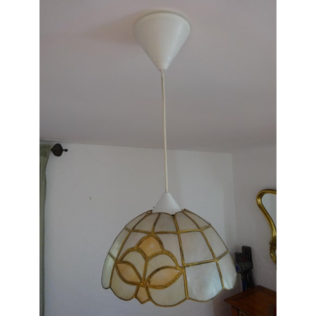Vintage Glass Pendant Light, 1970s For Sale - Image 12 of 12