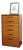 Mid Century Modern Vintage Teak British Dresser Drawers by Austinsuite For Sale