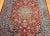 Textile Vintage Room Size Persian Isfahan Rug, Handwoven Floral Pattern, Red & Blue, 9’ X 12’ For Sale - Image 7 of 12