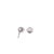Early 21st Century Roberto Coin 18k White Gold Diamond Bezel Solitaire Stud Earrings 0.08ctw, Pair For Sale - Image 5 of 5