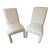 Upholstered Parsons Chairs - Pair of 2 by S.o.l.e Designs, Inc For Sale