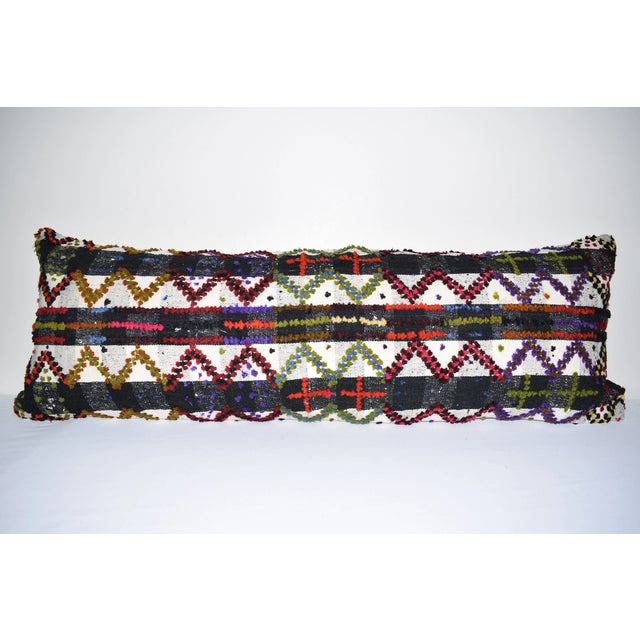 Turkish Shaggy Kilim Pillow Cover - Set of Three For Sale - Image 4 of 7
