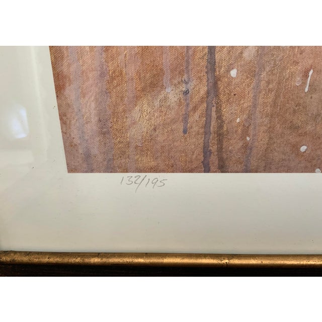 Vintage Marta Wiley Renaissance Sepia 1 Hand Embellished Lithograph / Signed #132/195 For Sale - Image 9 of 15