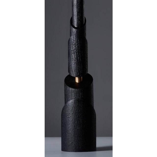 Contemporary Ashes to Ashes B6 Bronze Candleholder by William Guillon For Sale - Image 3 of 18