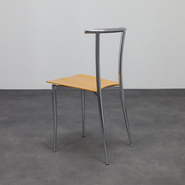 Wood Vintage Italian Dining Chairs by Segis, 1990s, Set of 4 For Sale - Image 7 of 10