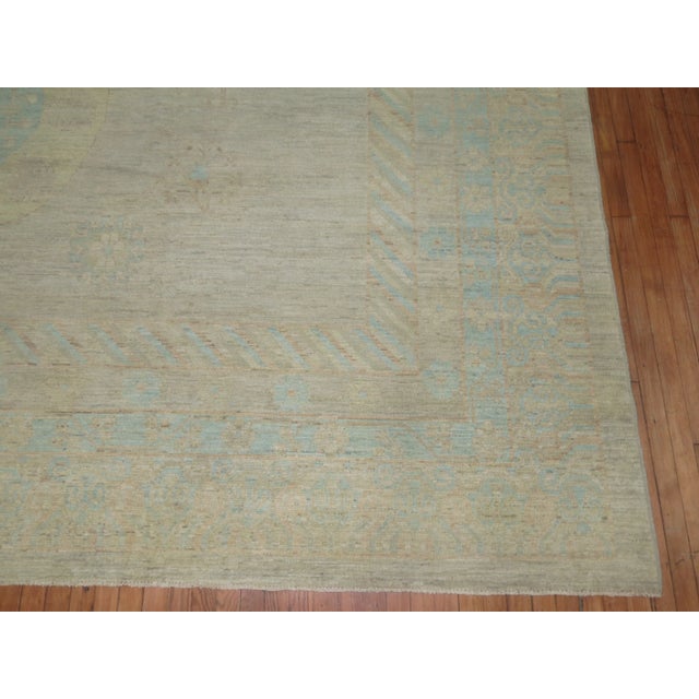 Late 20th Century Large Khotan Rug - 12'6" x 16' For Sale - Image 10 of 13