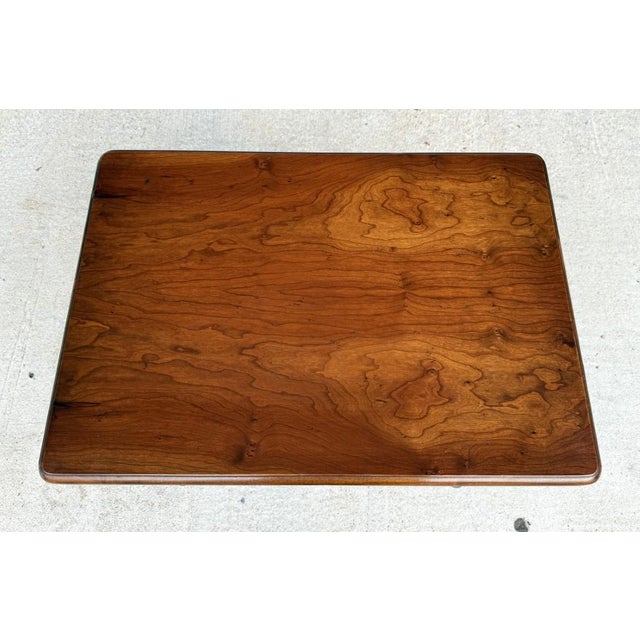 Vintage Barnard & Simonds Co. Solid Cherry End Table For Sale In Raleigh - Image 6 of 11