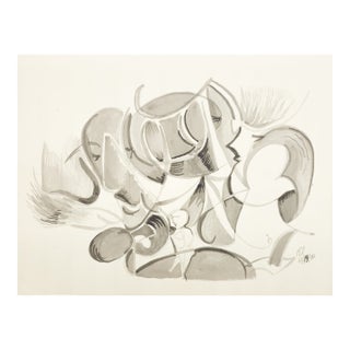 Between Two Presences - Robert Lohman, C. 1980 For Sale