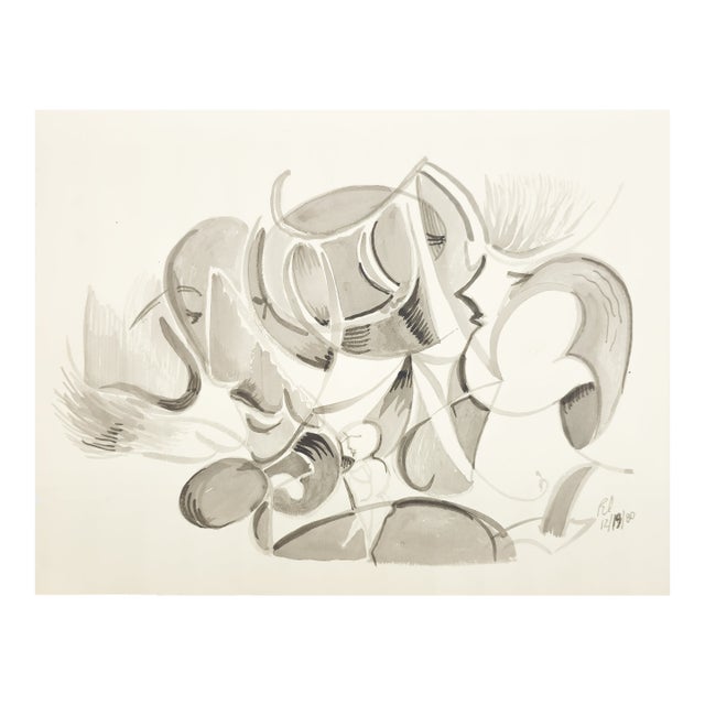 Between Two Presences - Robert Lohman, C. 1980 For Sale
