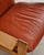 Brutalist Lounge Chairs with Ottoman in Oak and Leather by Tage Poulsen, Denmark, 1960s, Set of 3 For Sale - Image 17 of 18