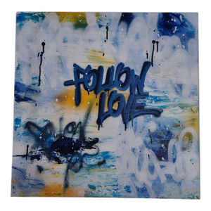 "Follow Love Is the Only Way" Contemporary, Original Painting by Amber Goldhammer