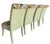 Late 20th Century Vintage Palm Beach Parsons Dining Chairs in Tropical Botanical Upholstery - Set of 4 For Sale - Image 5 of 12