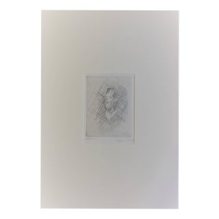 Jacques Villon, Post-Impressionist Figure Etching, Signed, 1970s, Edition of 150, Etching For Sale